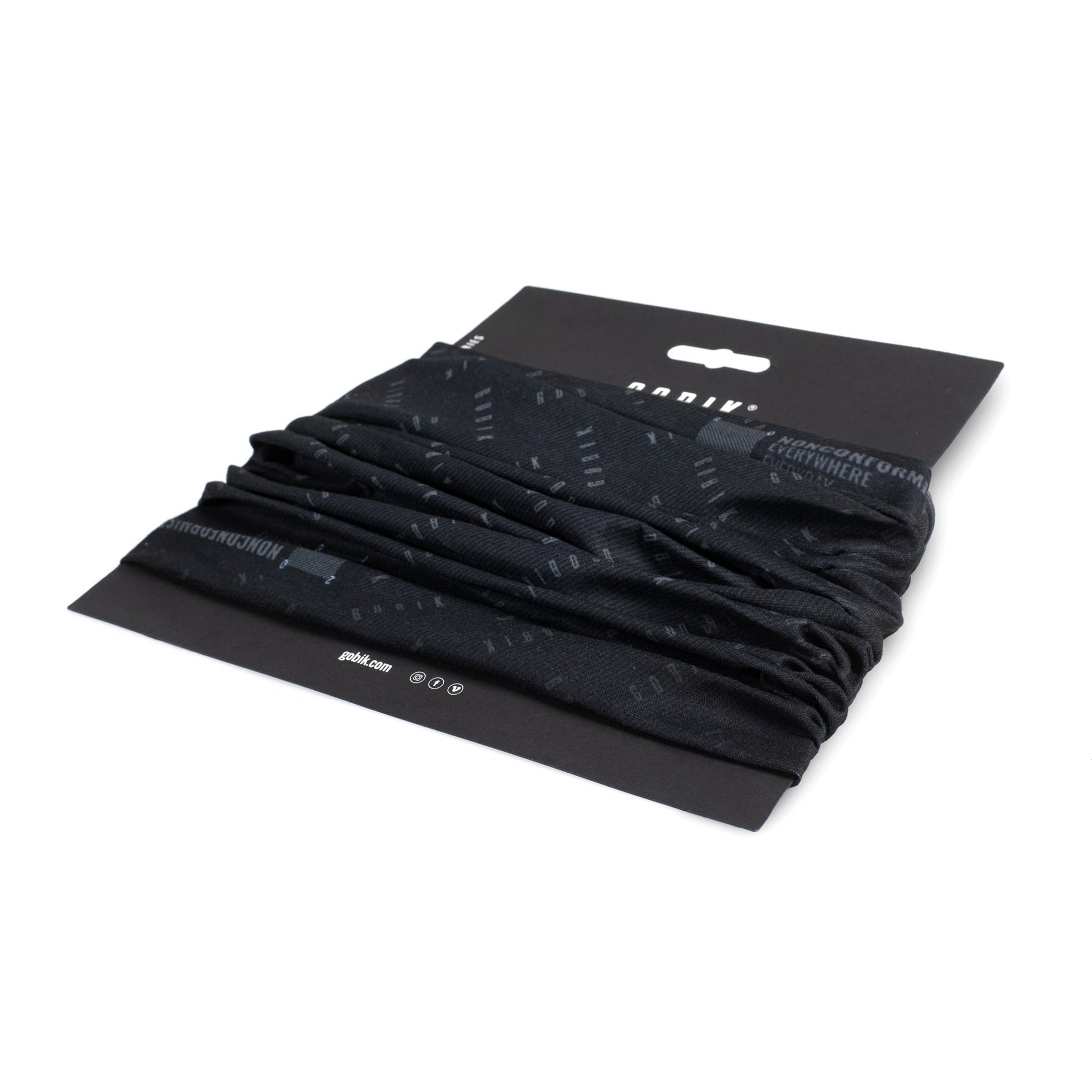 BANDANA TUBULAR UNISEX BLACK LEAD