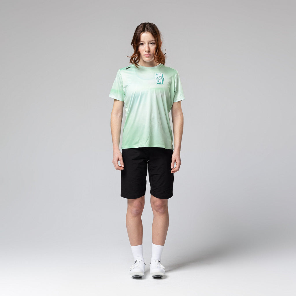 CAMISETA MANGA CORTA TECH MUJER HINT GREEN
