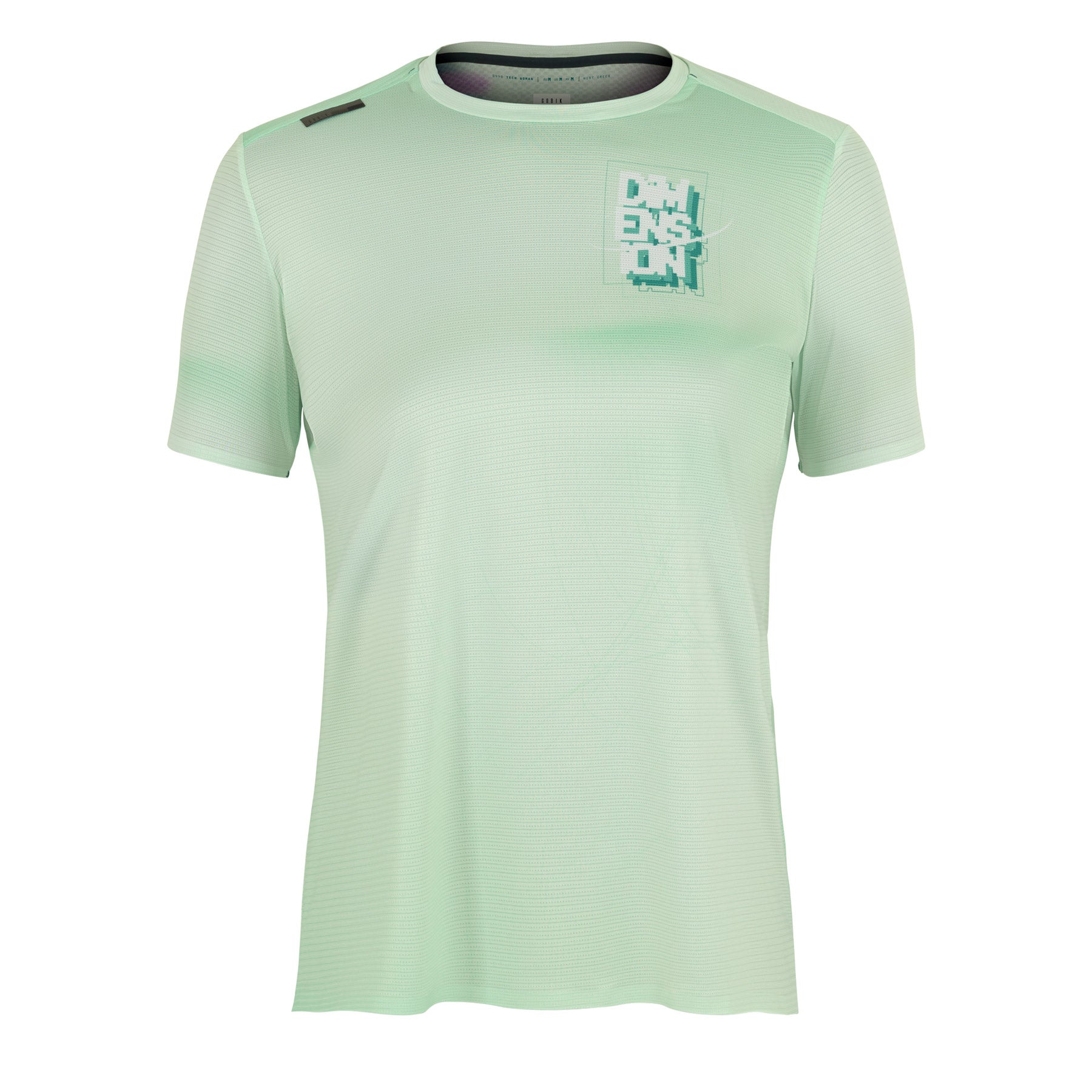 CAMISETA MANGA CORTA TECH MUJER HINT GREEN