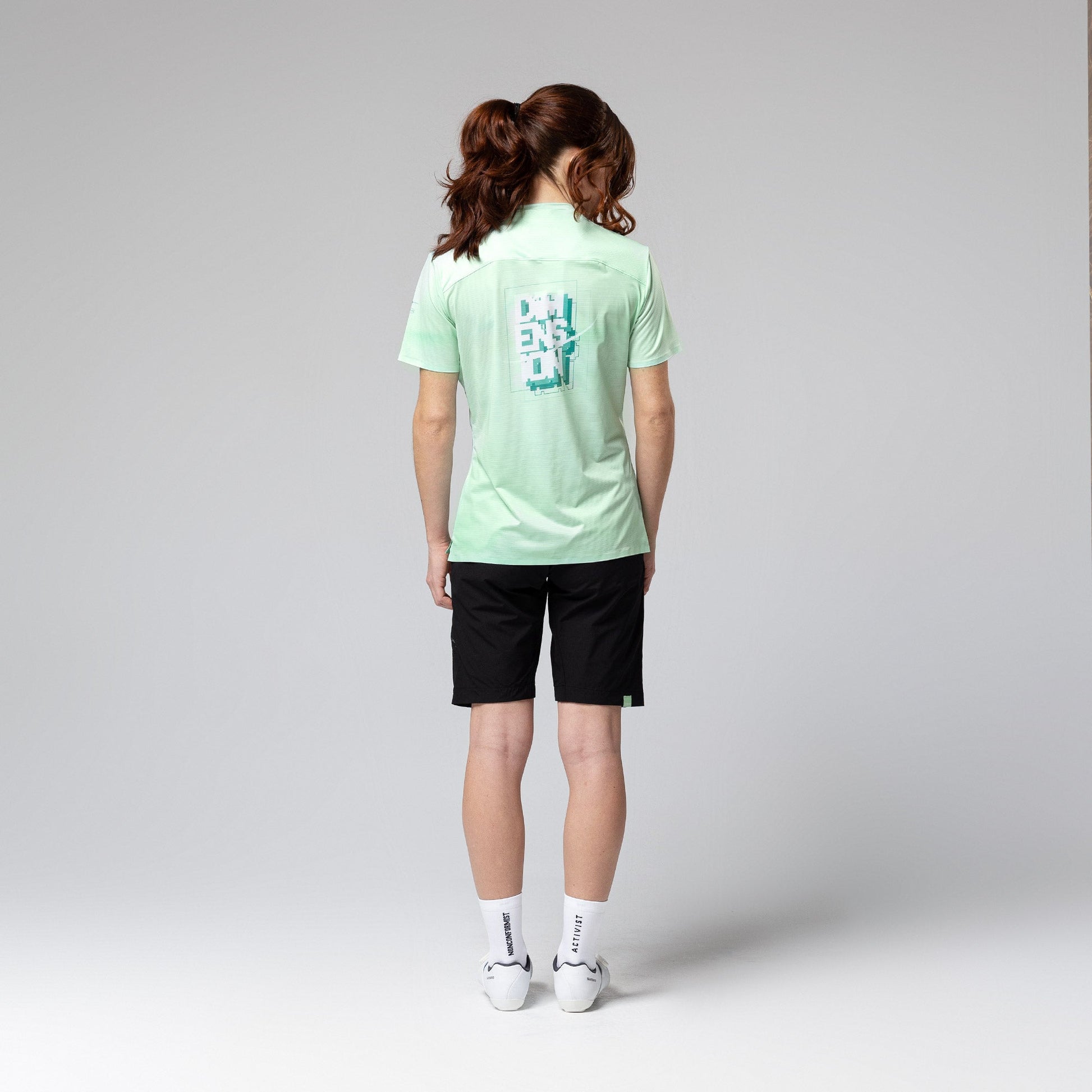 CAMISETA MANGA CORTA TECH MUJER HINT GREEN