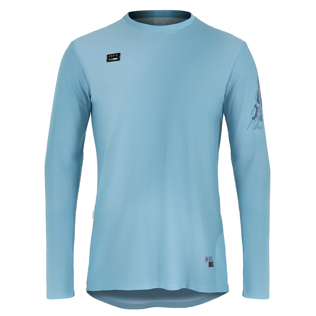 CAMISETA MANGA LARGA TERRAIN MUJER GRAY MIST