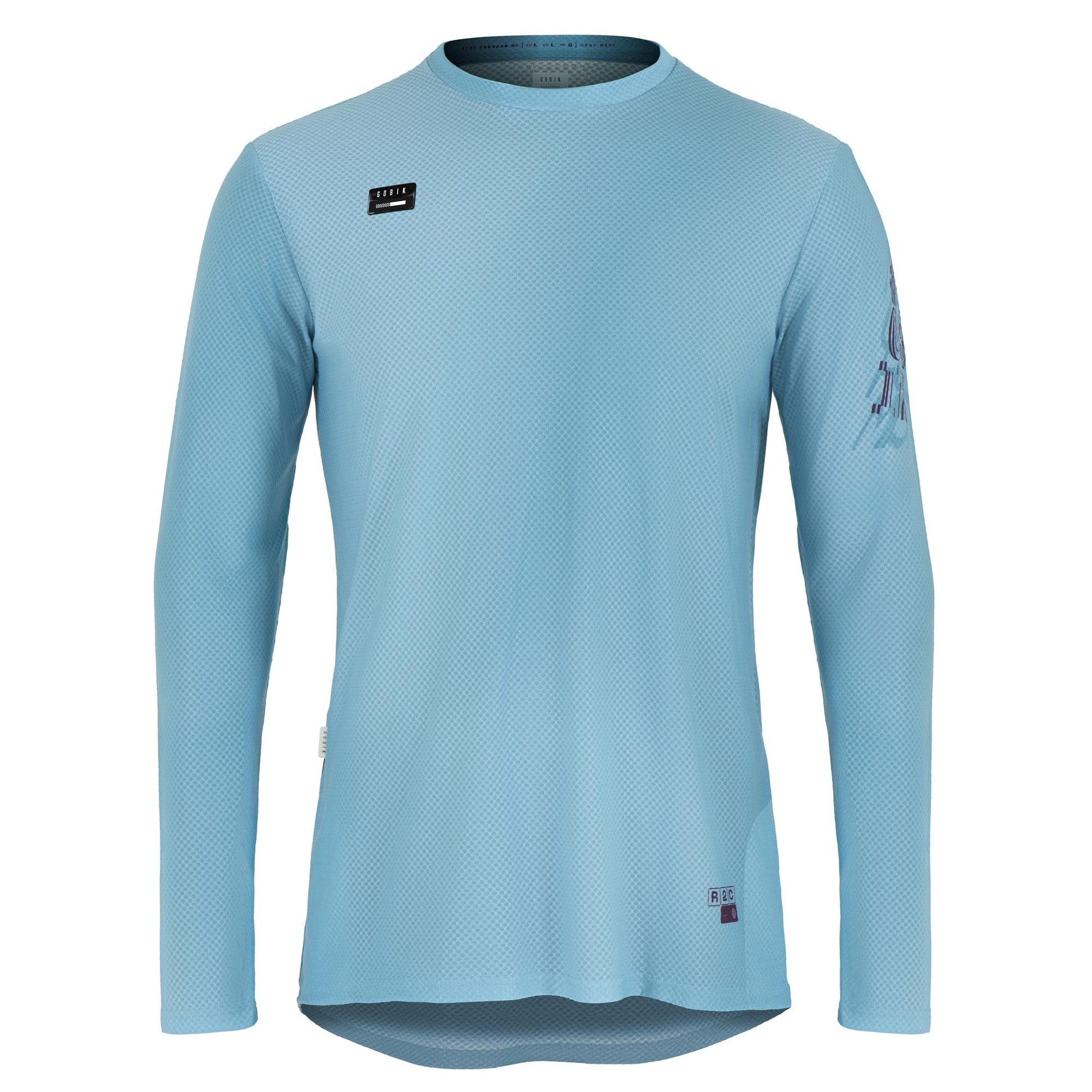 CAMISETA MANGA LARGA TERRAIN MUJER GRAY MIST