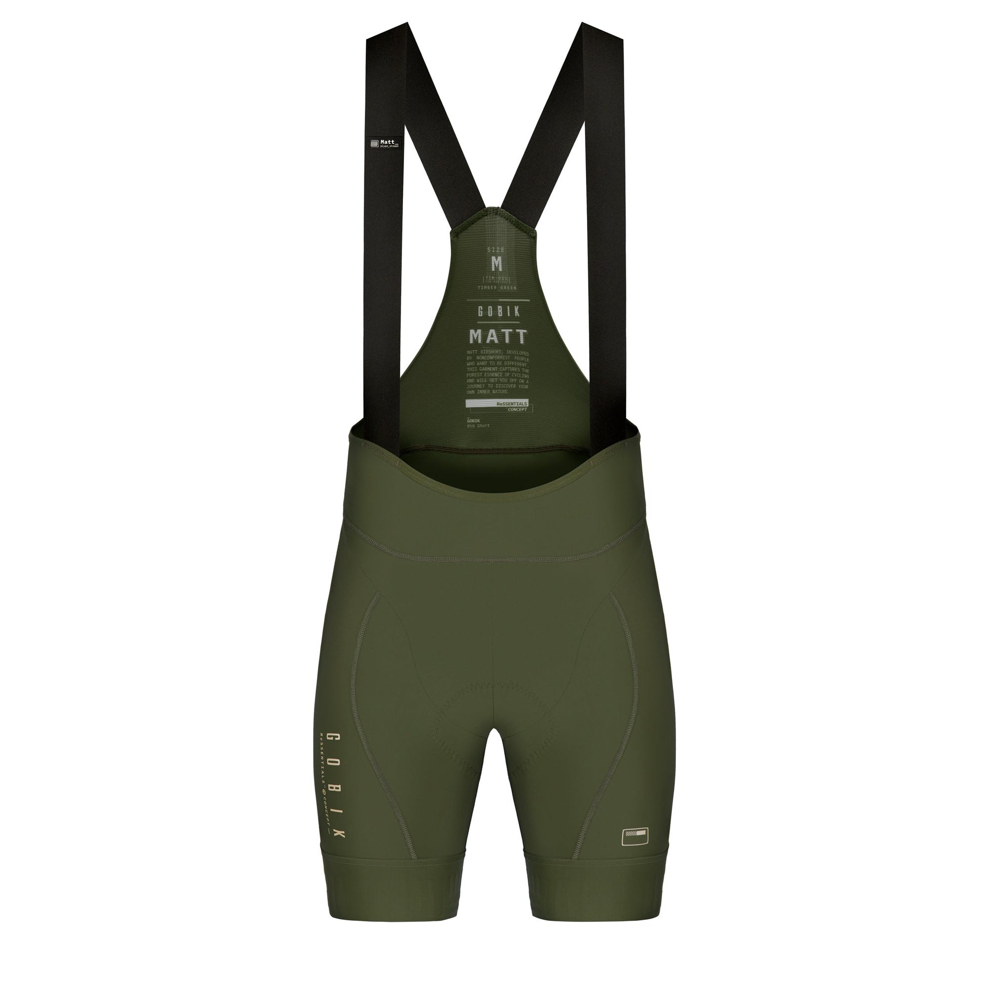 CULOTTE CORTO MATT HOMBRE TIMBER GREEN - COMPACT - K10
