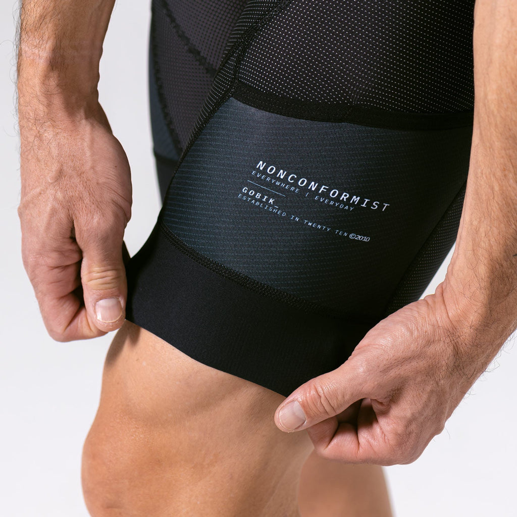 CULOTTE CORTO COMMANDER SIN TIRANTES HOMBRE BLACK - K7