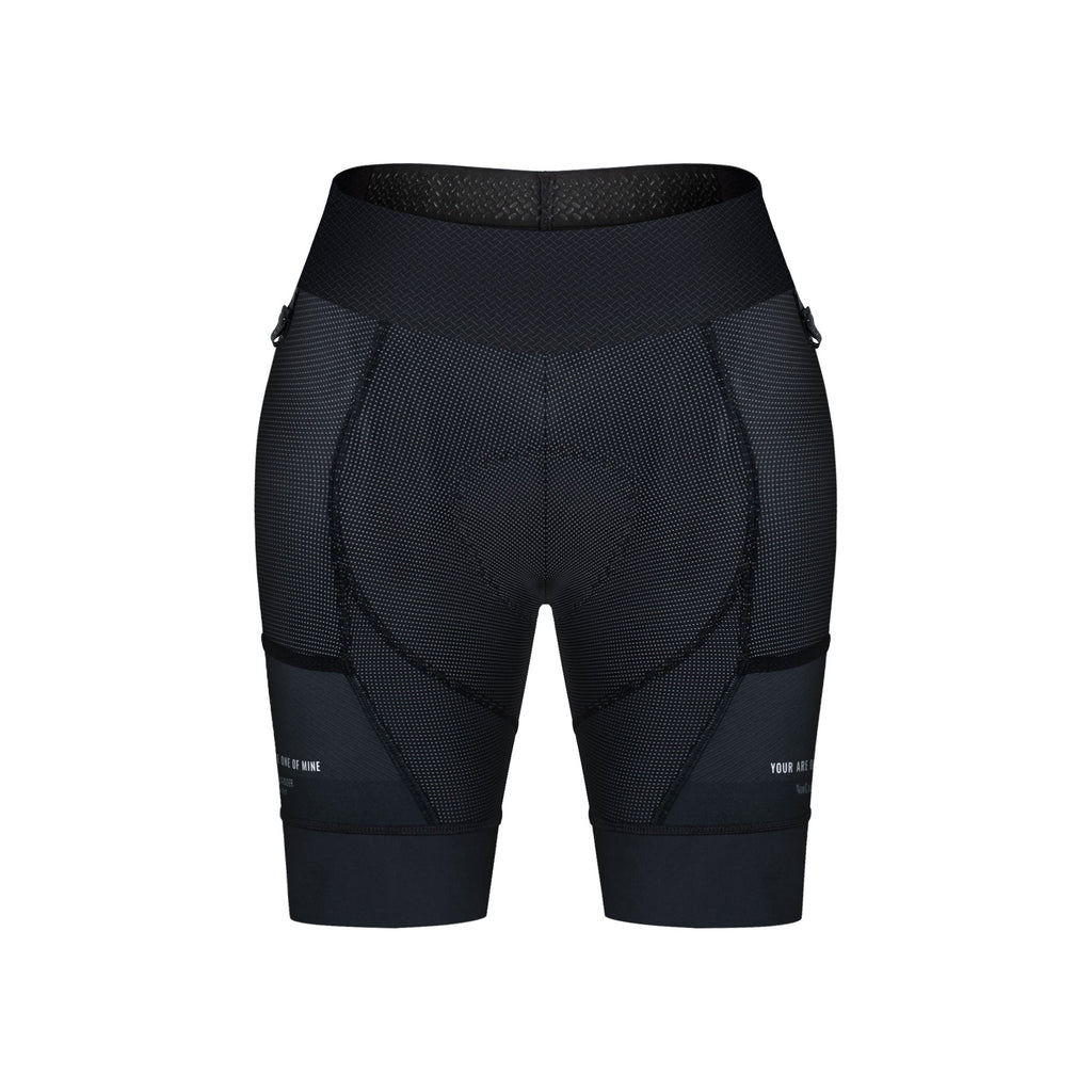 CULOTTE CORTO COMMANDER SIN TIRANTES MUJER BLACK - K6