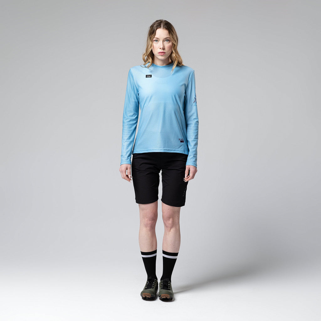 CAMISETA MANGA LARGA TERRAIN MUJER GRAY MIST
