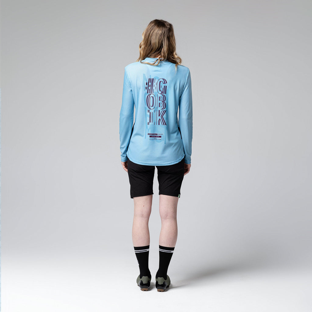 CAMISETA MANGA LARGA TERRAIN MUJER GRAY MIST