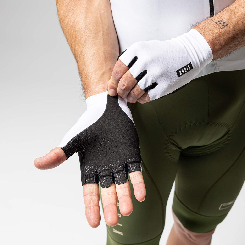 GUANTES CORTOS BLACK MAMBA UNISEX WHITE