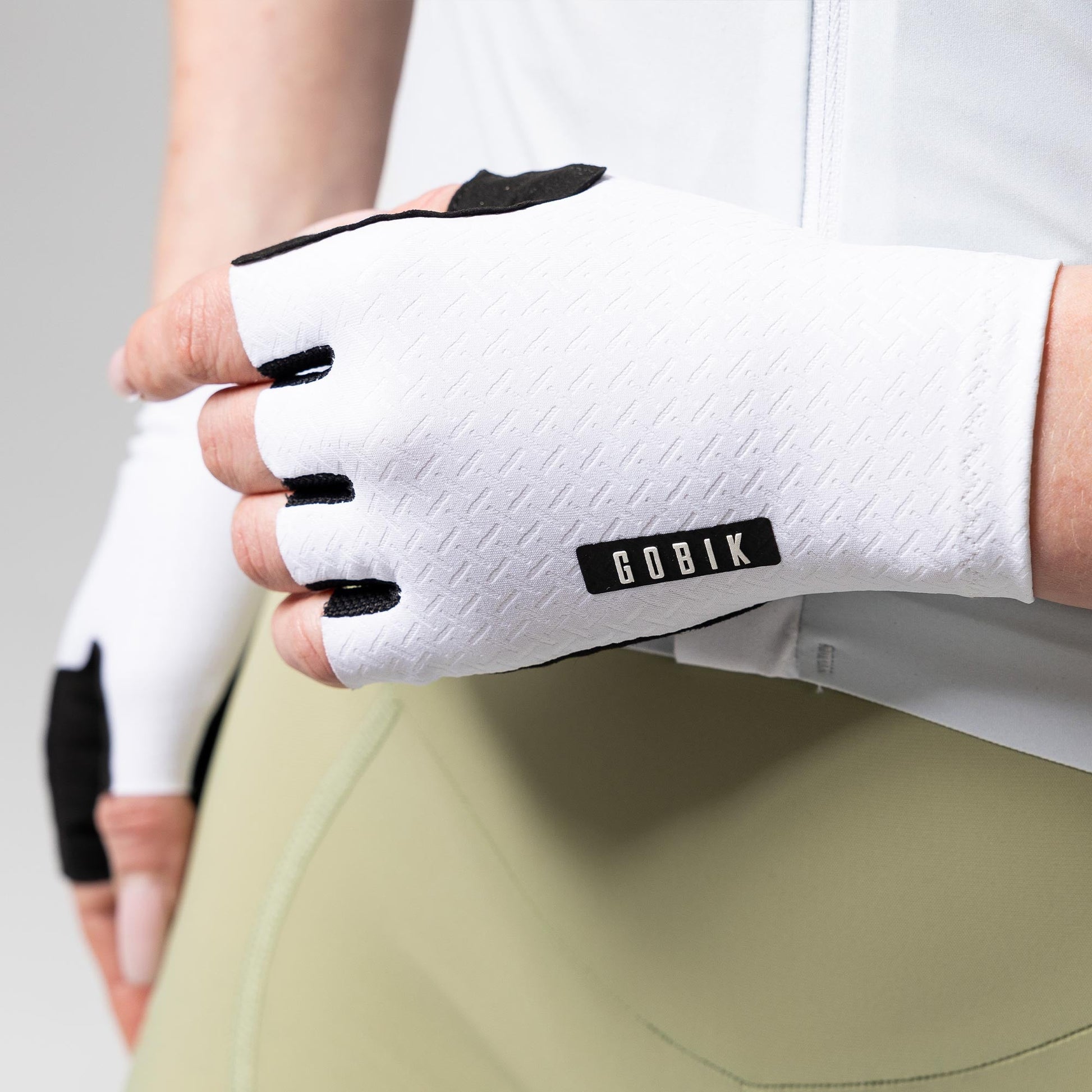 GUANTES CORTOS BLACK MAMBA UNISEX WHITE
