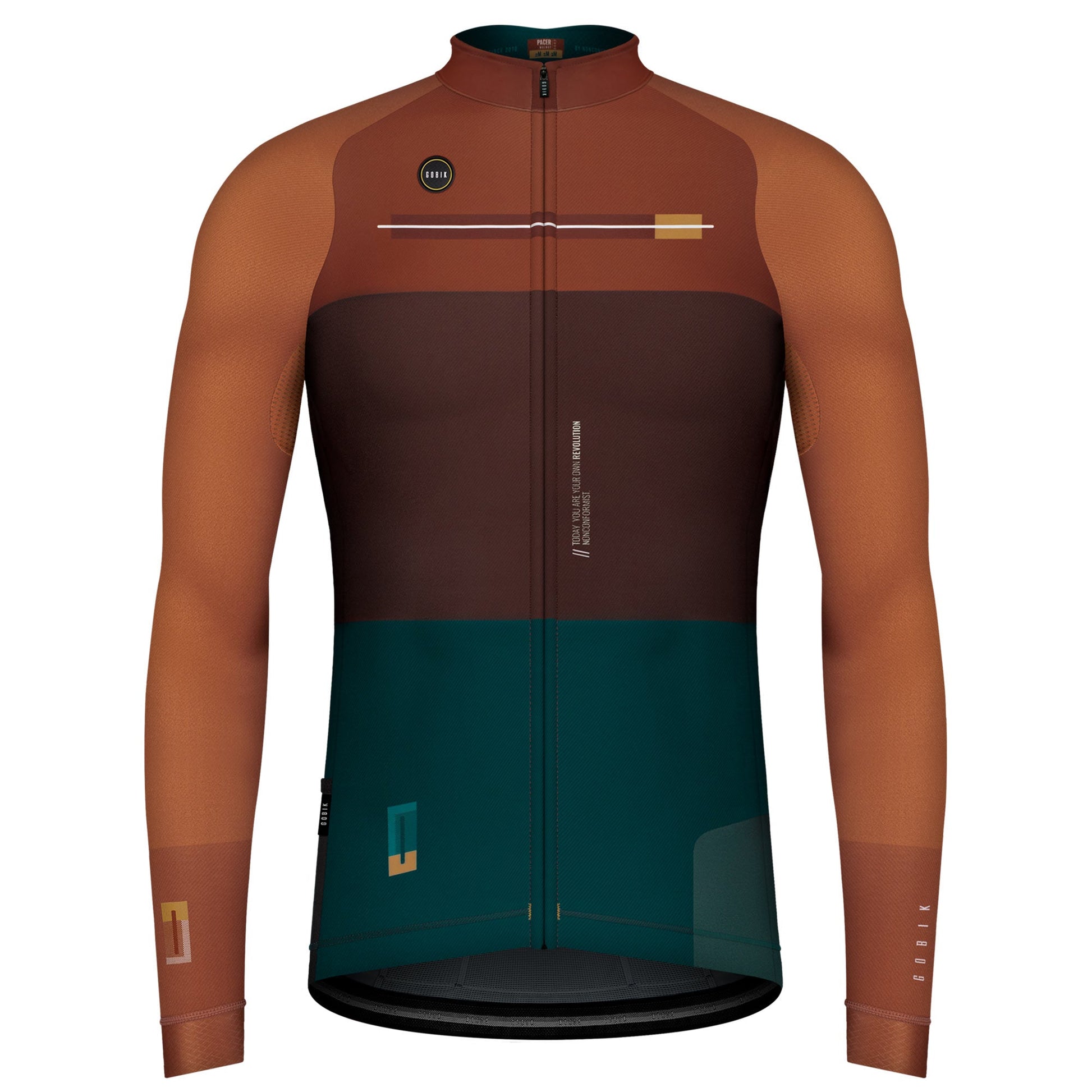 MAILLOT MANGA LARGA PACER UNISEX WALNUT