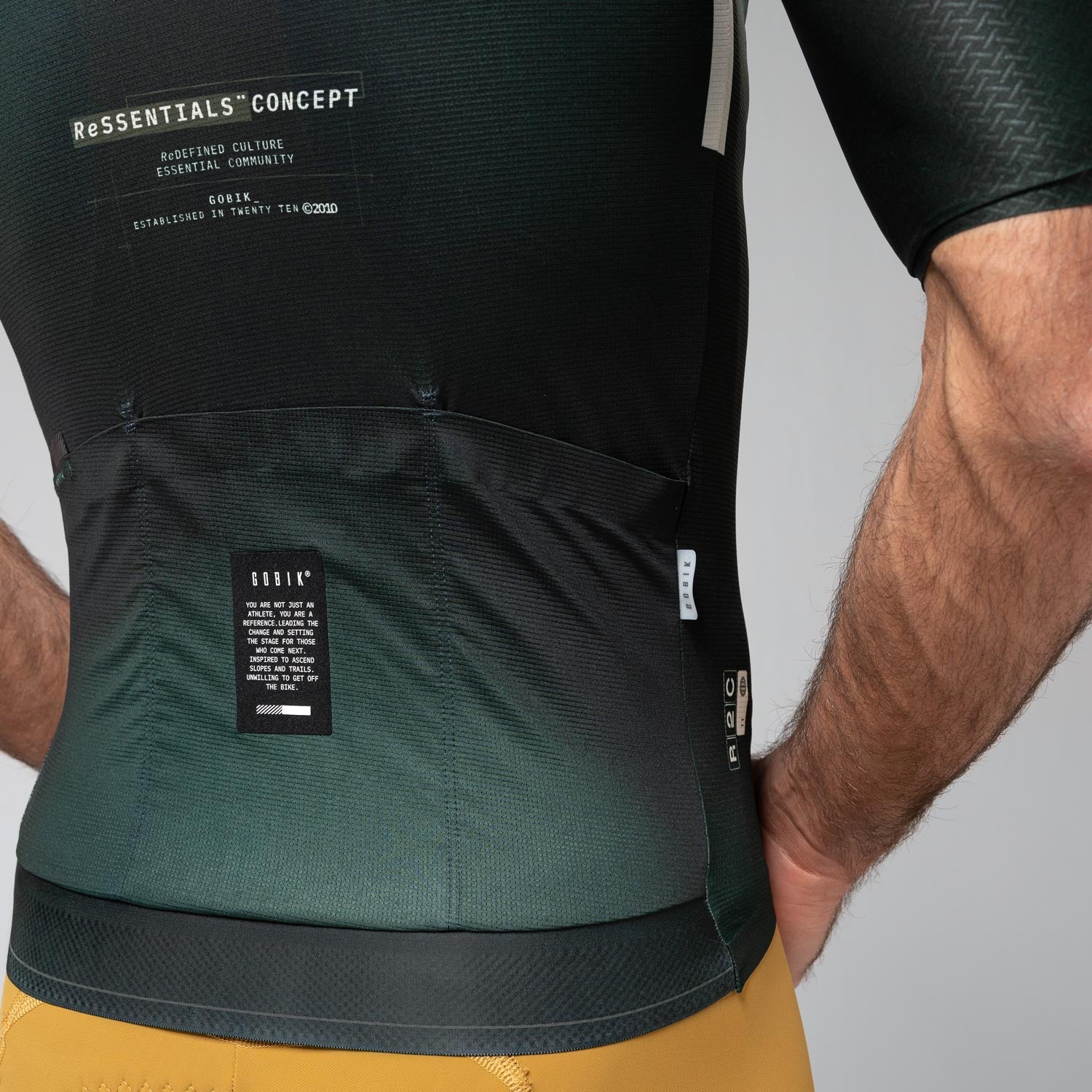 MAILLOT MANGA CORTA INFINITY UNISEX EMERALD