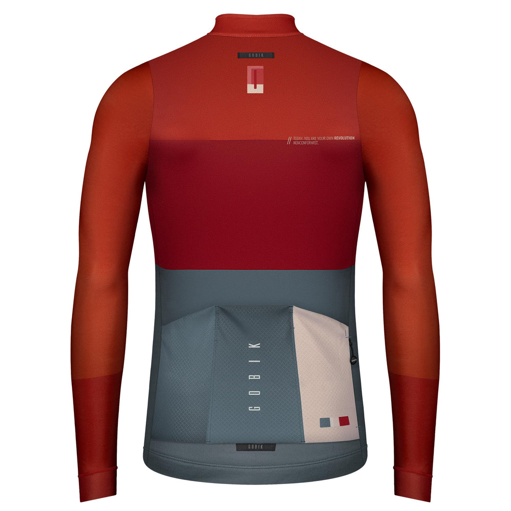 MAILLOT MANGA LARGA COBBLE HOMBRE CRIMSON