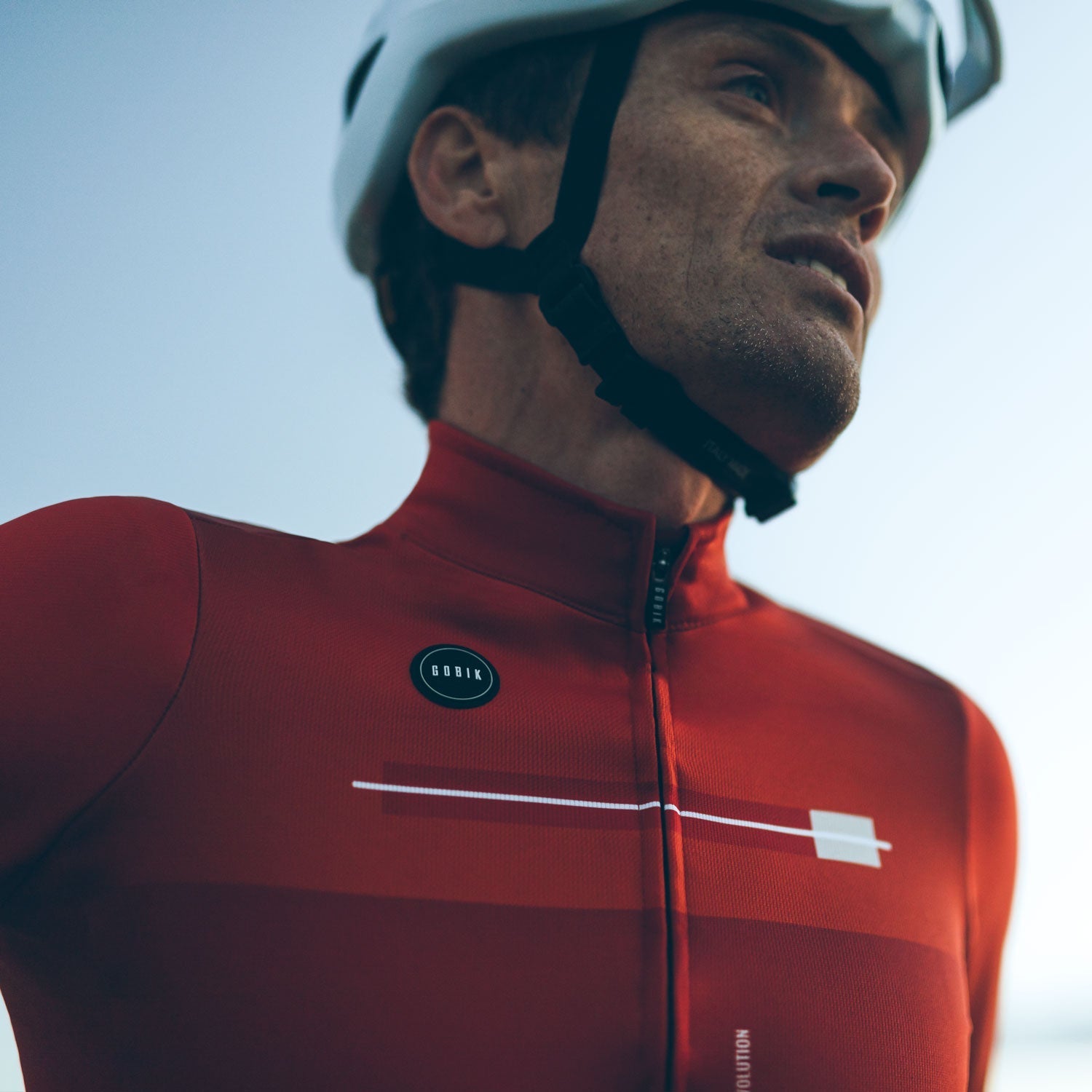 MAILLOT MANGA LARGA COBBLE HOMBRE CRIMSON