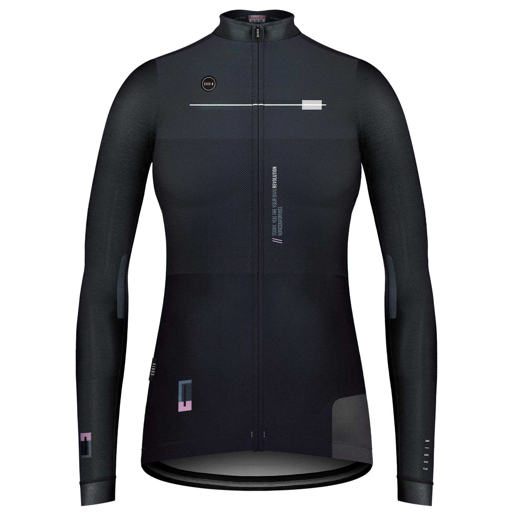 MAILLOT MANGA LARGA COBBLE MUJER DARK COAL