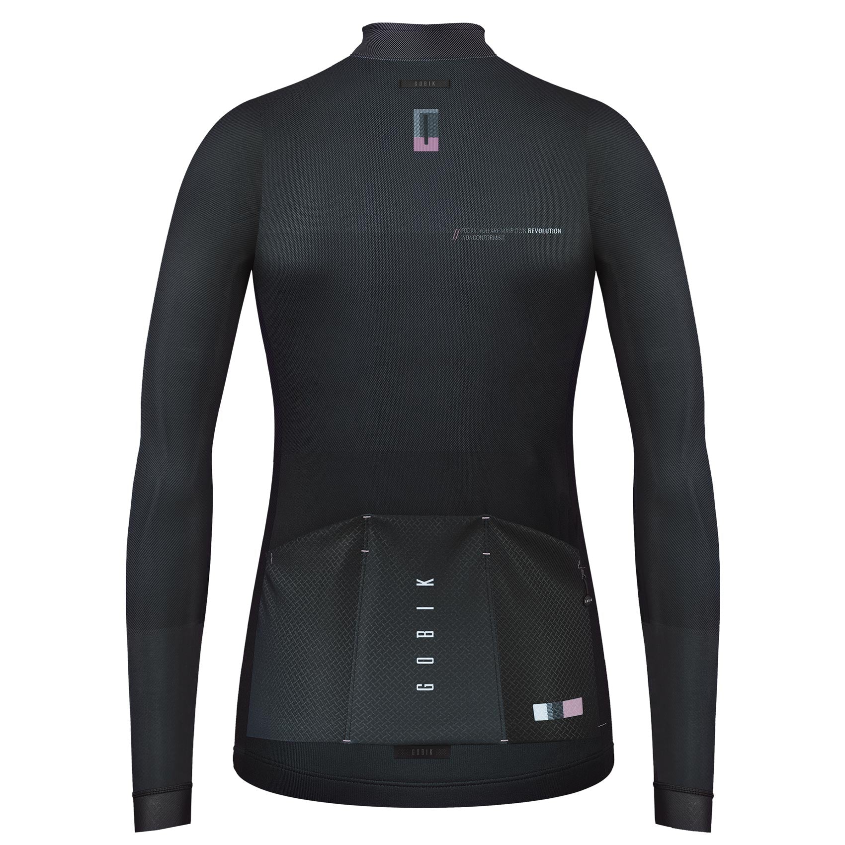 MAILLOT MANGA LARGA COBBLE MUJER DARK COAL