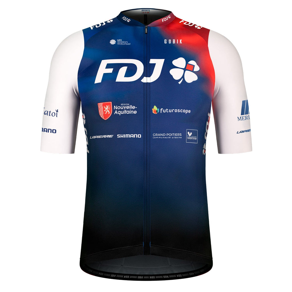 MAILLOT MANGA CORTA ODYSSEY UNISEX FDJ NOUVELLE-AQUITAINE FUTUROSCOPE 2022