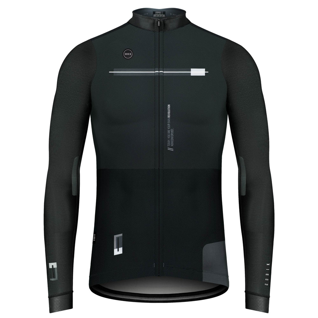 MAILLOT MANGA LARGA SUPERCOBBLE HOMBRE DARK COAL